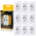 Faith Combination 4.6A USB Outlet and 15A TR Receptacle, White, PK 10 USB46-WH-10